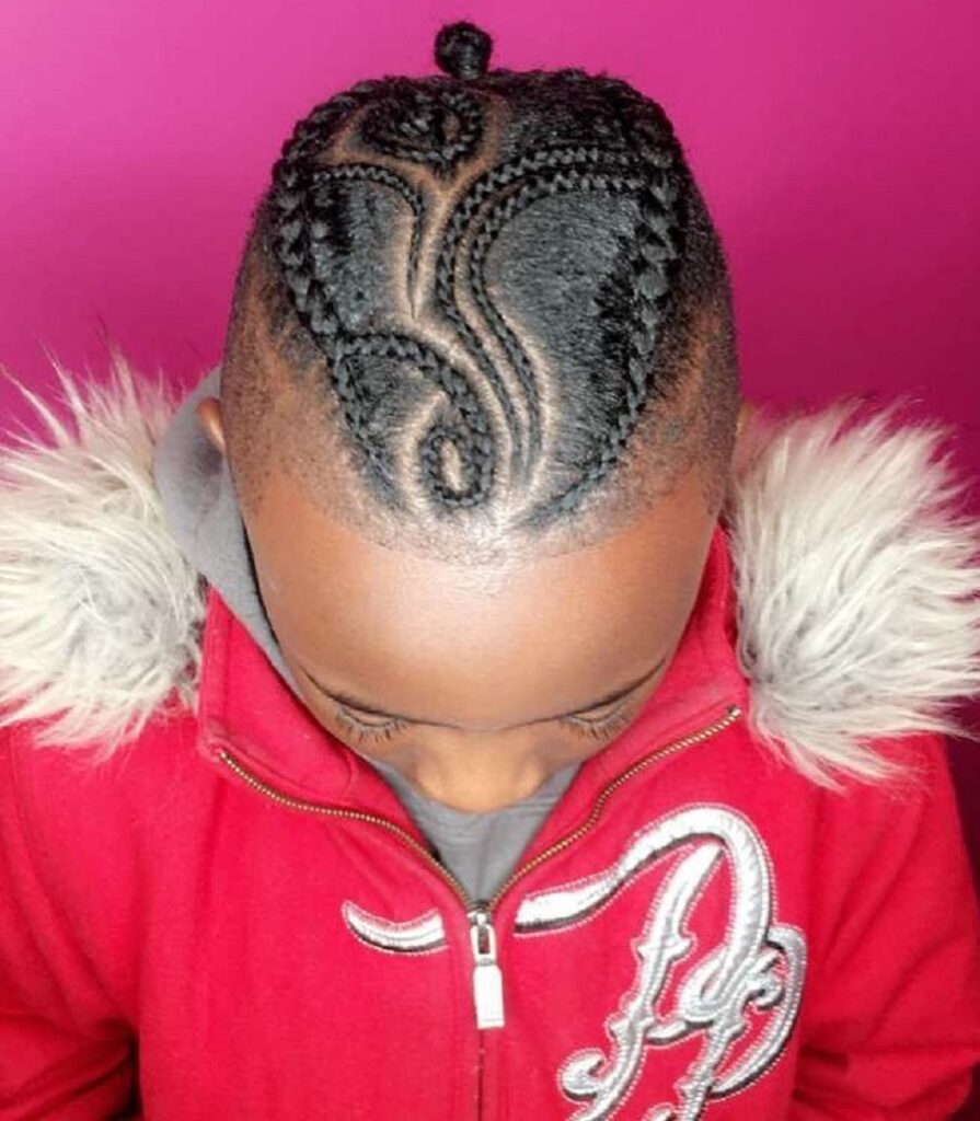 braids with pattern for little boys