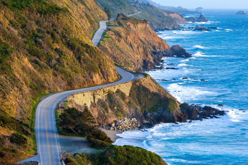 Pacific Coast Highway aerial view