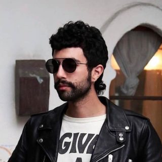curly mullet styles for men
