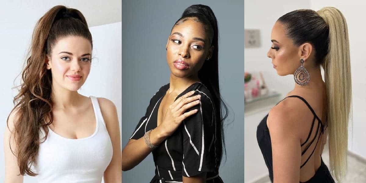 ponytails for women with long hair