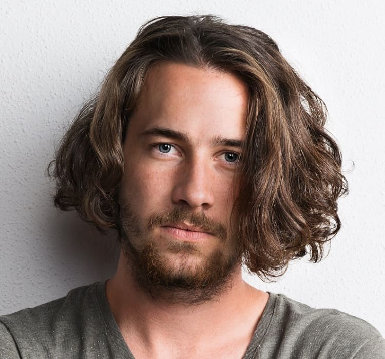 medium length hair for men