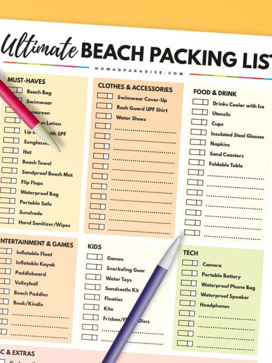 Ultimate Beach Packing List: 50+ Essentials For The Perfect Beach Day