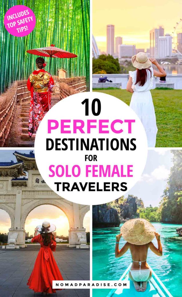 Are you planning your next trip as a solo female traveler? Here are 10 best solo female travel destinations for 2020, ideal for your first time traveling alone. You can also find a list of travel safety tips for women to make your solo travel adventure an INCREDIBLE one! #solofemale #solotravel #tripinspiration #amazingdestinations #tripinspiration #travel
