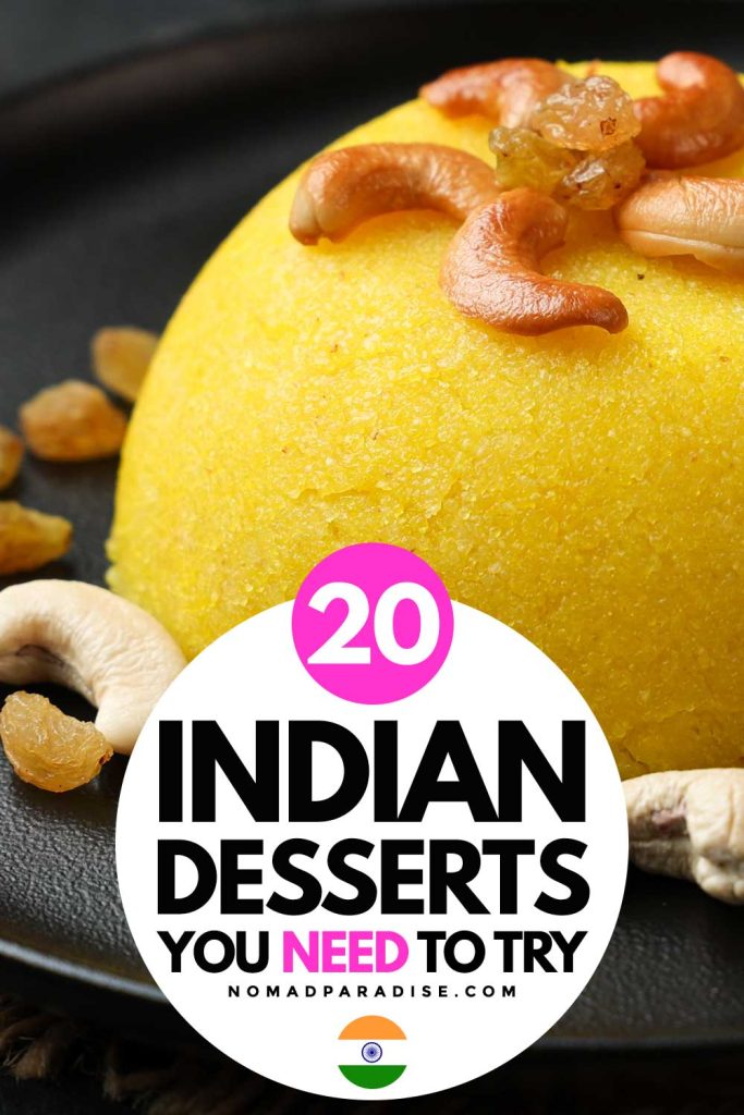 20 Indian Desserts You Need to Try - pin featuring Kesari.