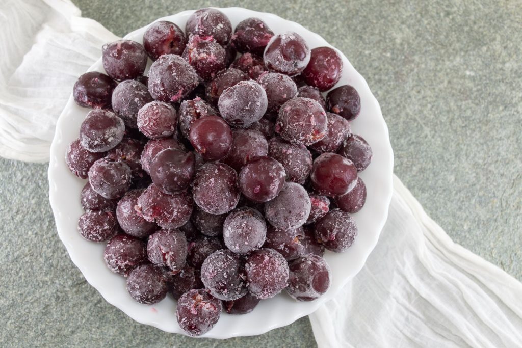 Frozen Red Grapes