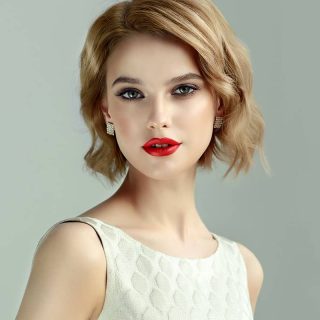 short wavy hair