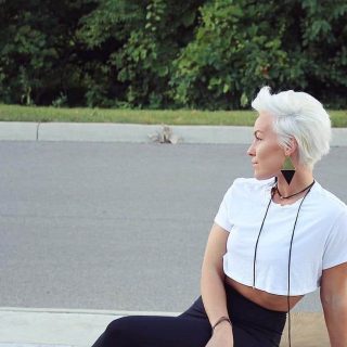 short white hairstyles