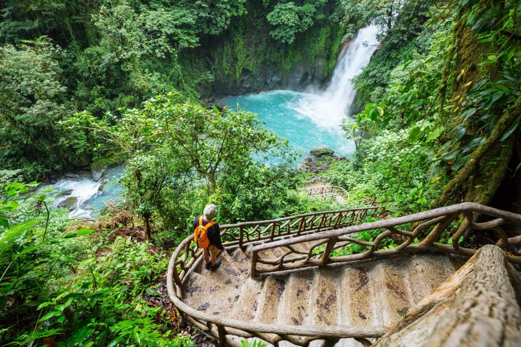 Waterfall in Costa Rica.