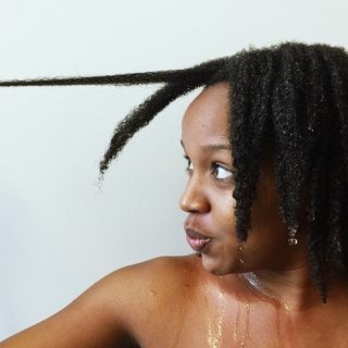 washing natural 4c hair
