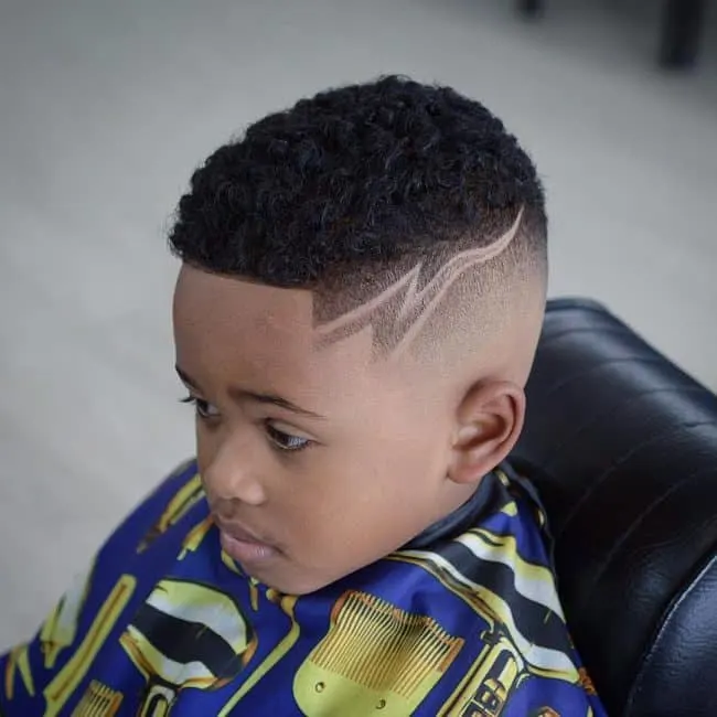 Short Side Swept Hair for 9-11 year old boys