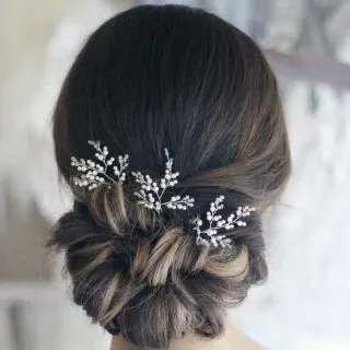 black hair updos for weddings