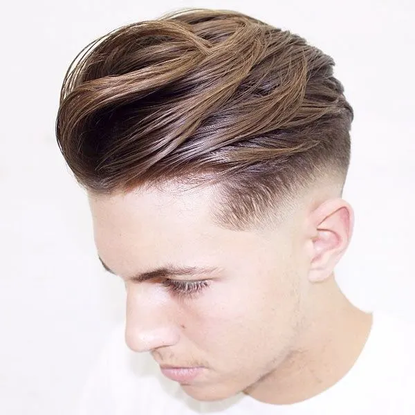 Long fade haircuts for men