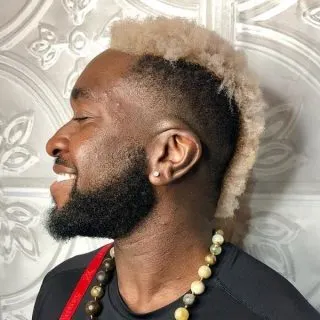 afro mohawk styles for men