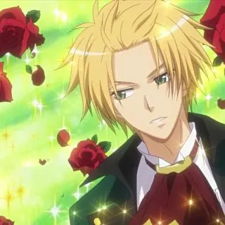 anime boy with blonde hair