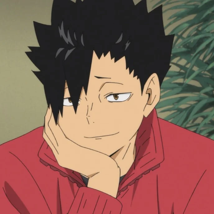 Anime Guy Tetsuro Kuroo With Black Hair