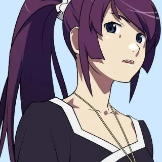 anime girl with ponytail