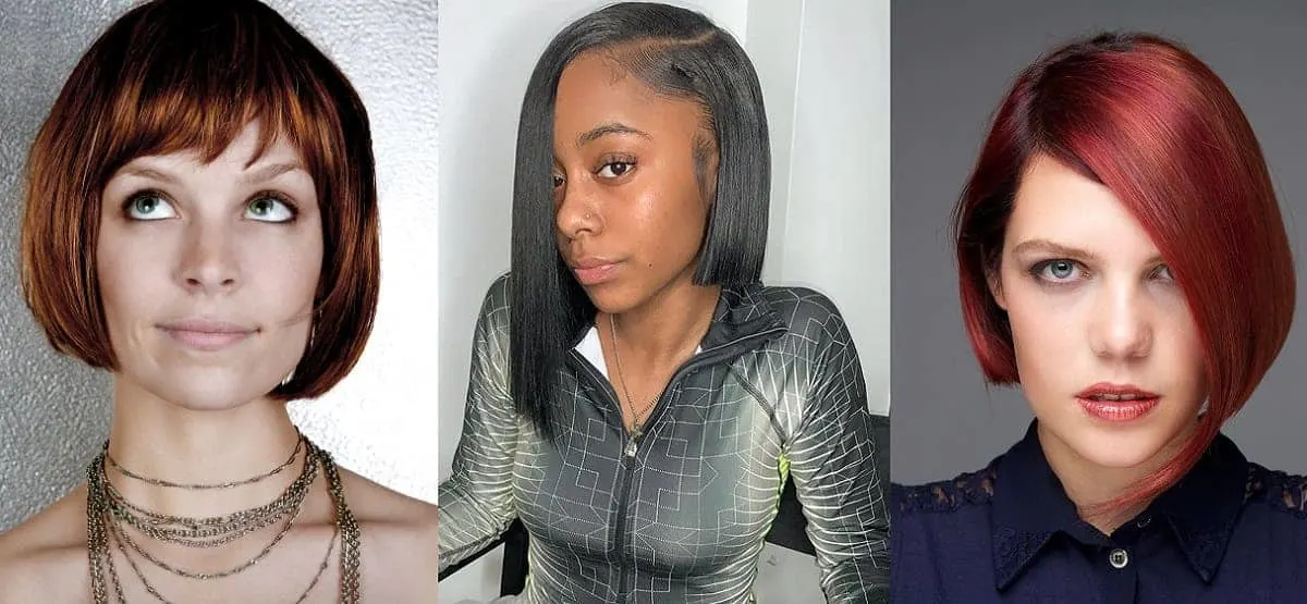 asymmetrical bob cut