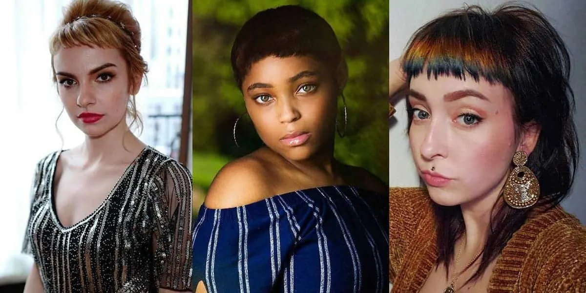 baby bangs style for women