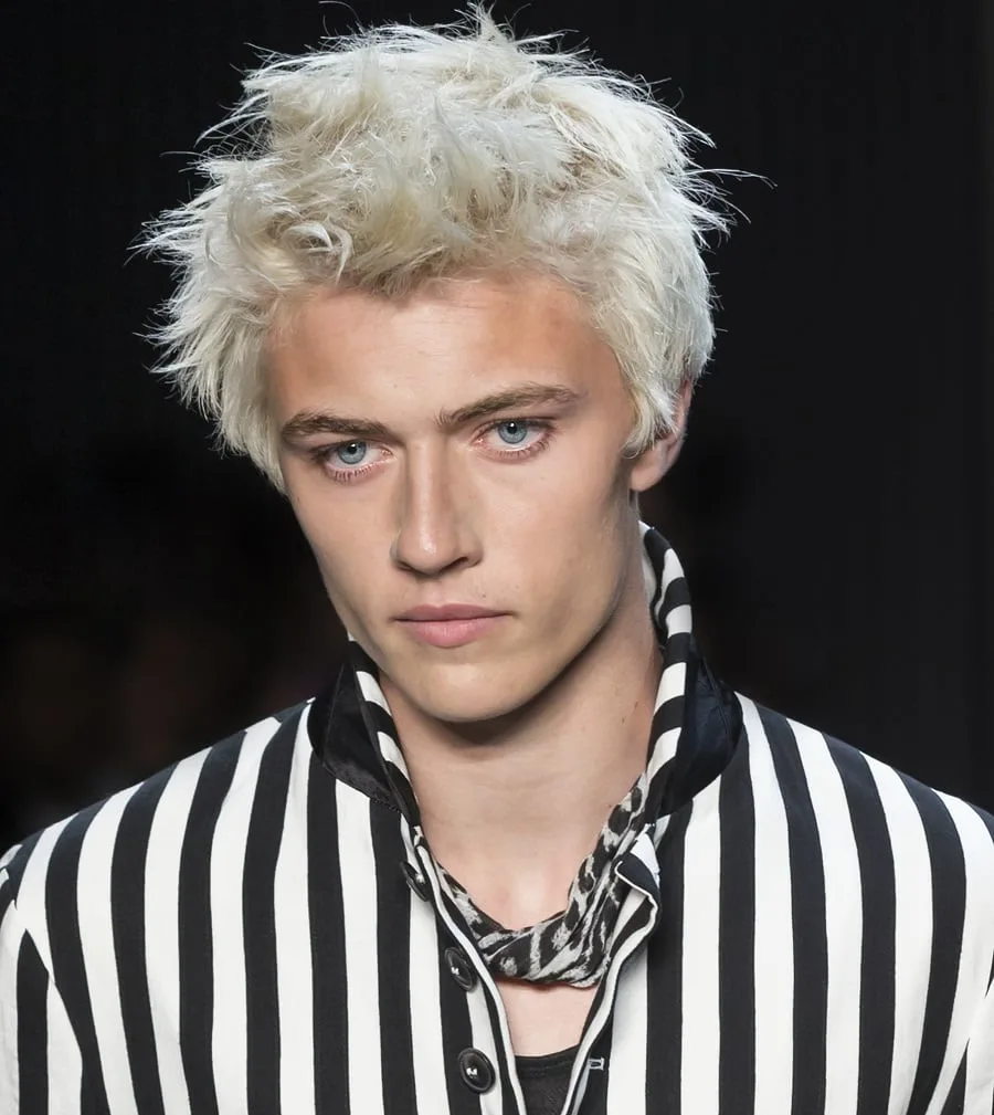 Blond Actor Lucky Blue Smith