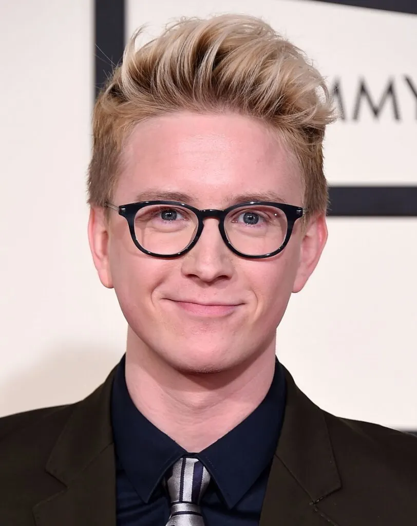 Blond Actor Tyler Oakley
