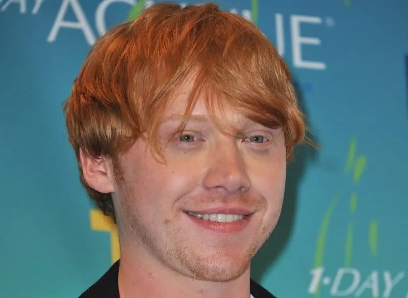 Blonde Actor Rupert Grint