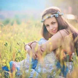 Bohemian hairstyle for girls