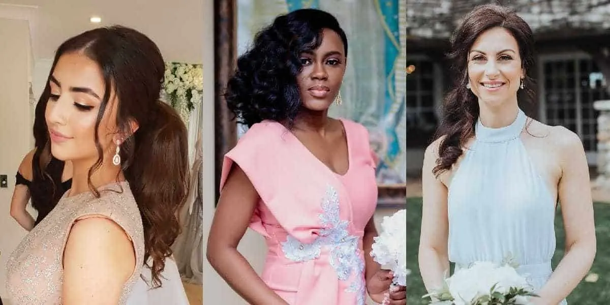 bridesmaid hairstyle