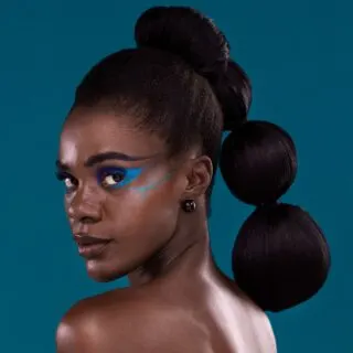 bubble ponytail