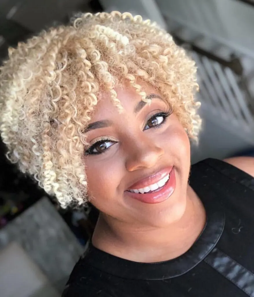 crochet blonde bob braids hairstyle