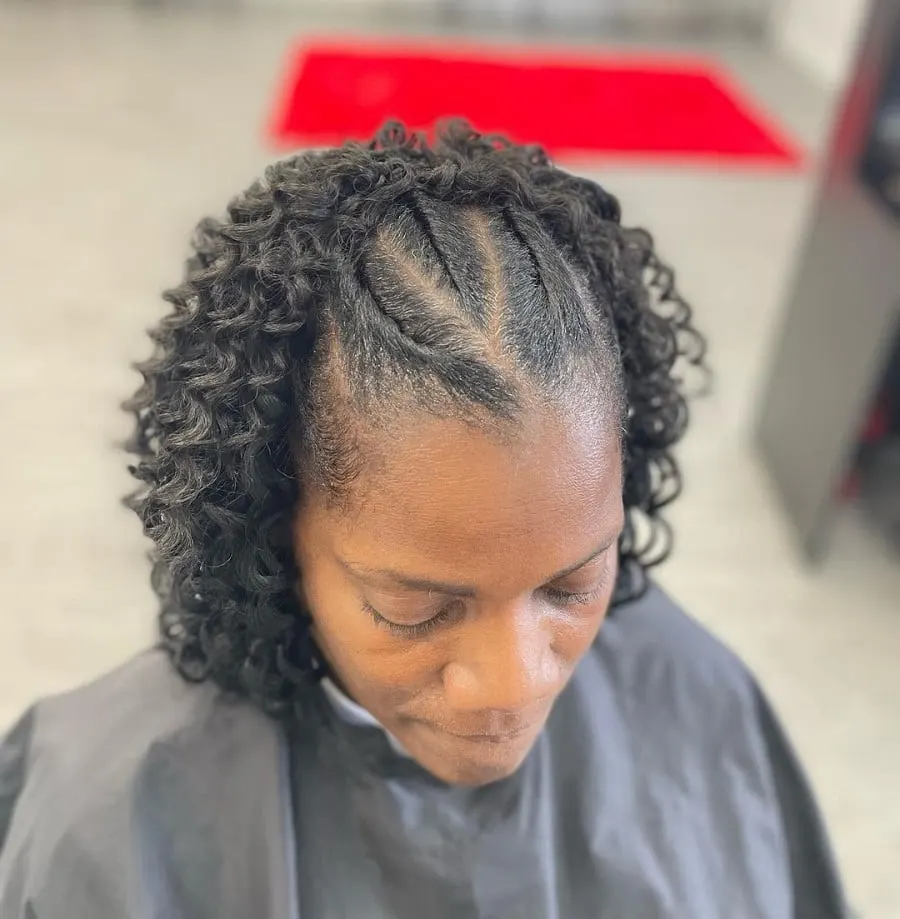 crochet curly bob braids