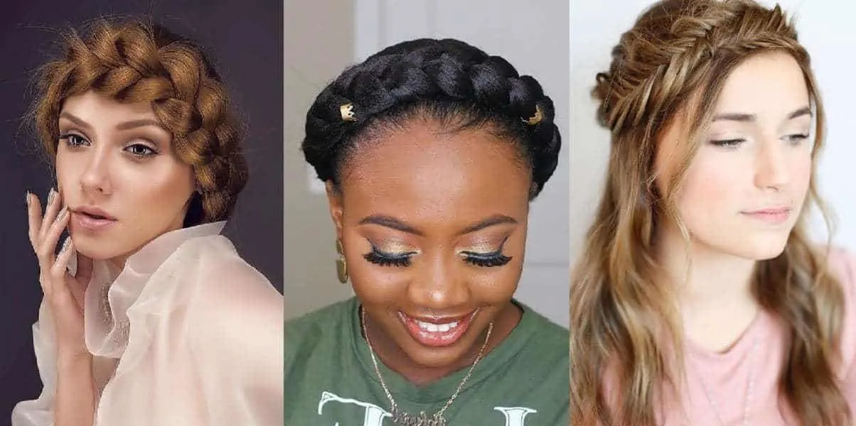 crown braids 