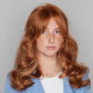 curtain bangs for wavy hair