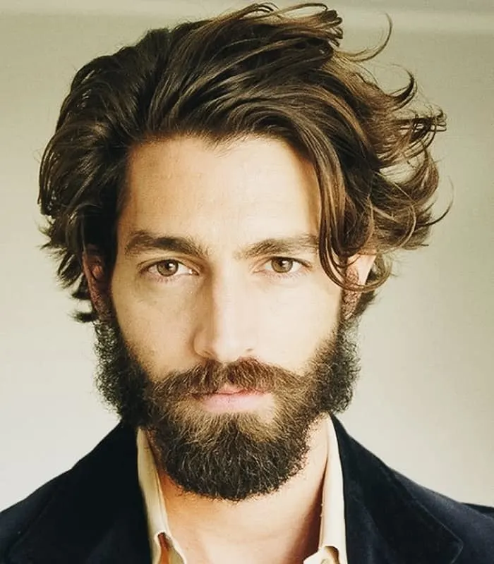 feather haircut for men