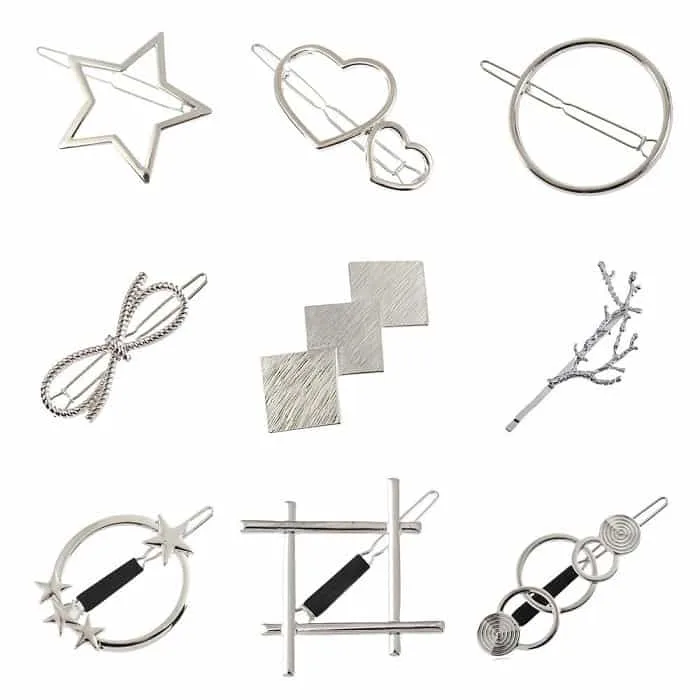 Geometric Minimalist Clips