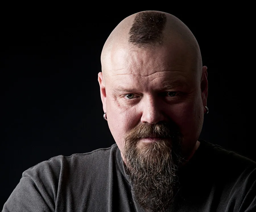 mohawk for man with balding crown