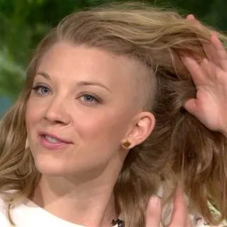 half shaved haircut