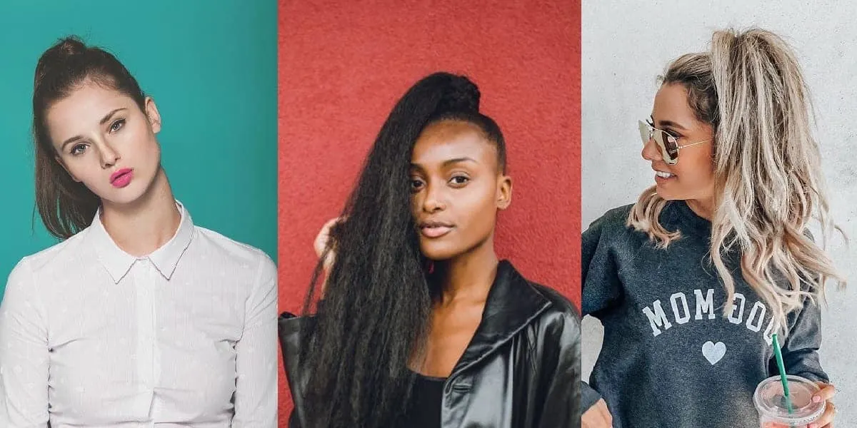 women's high ponytail styles
