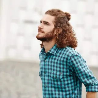 Top Knot Hairstyle Men