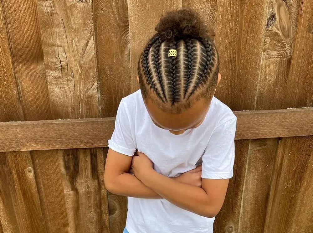 little boy's braids for curly hair