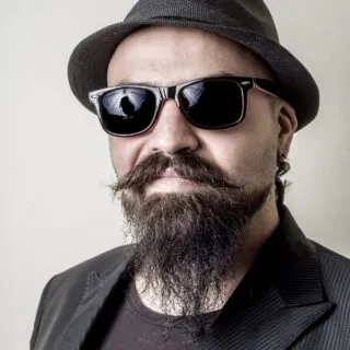 long goatee beard