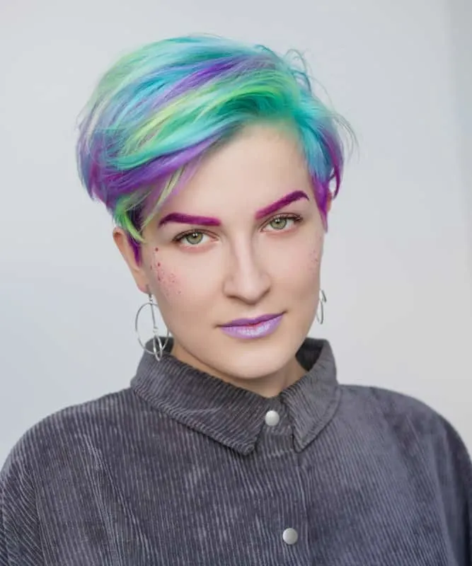 long pixie cut