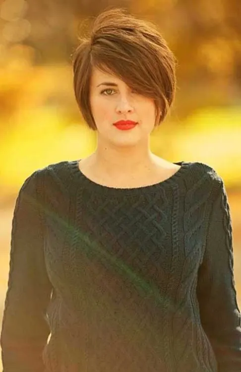 pageboy bob long pixie hairstyle for girls