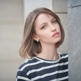 low maintenance haircut for round face