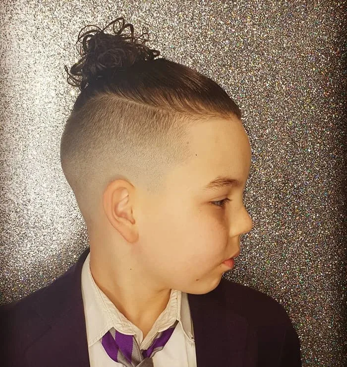 man bun for 10 year old boy