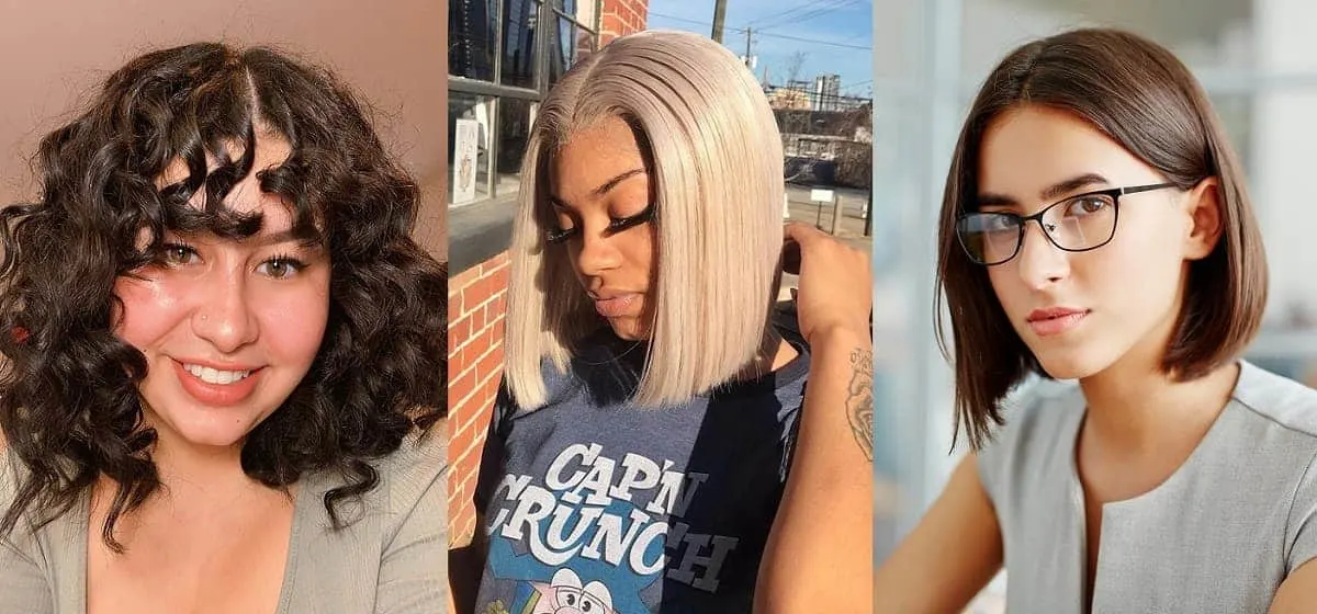 middle parted bob haircuts
