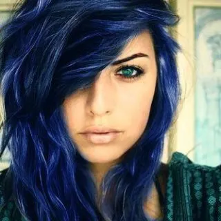 Starry Nights blue haircut