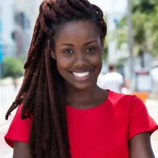 Nigerian women round face hairstyle