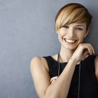 pixie with highlights for women