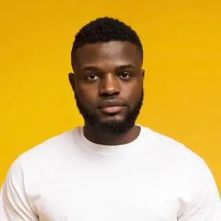 black men's short hairstyle
