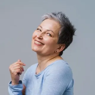 short spiky haircut for women over 50